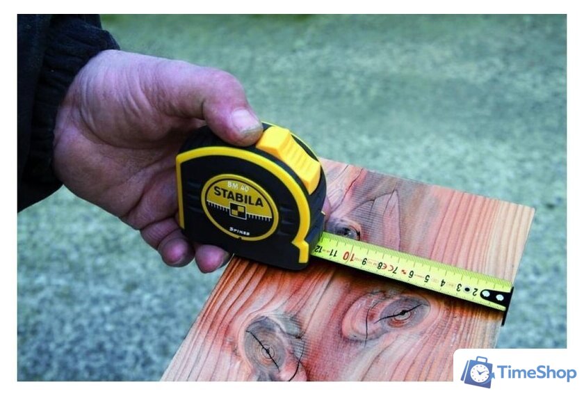 Рулетка Stabila BM40 17747 (10м) - Изображение №4 — Интернет-магазин Time-Shop