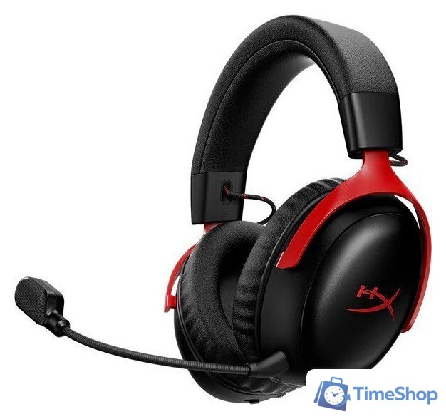 Наушники HyperX Cloud III S Wireless (черный/красный) - Изображение №1 — Интернет-магазин Time-Shop