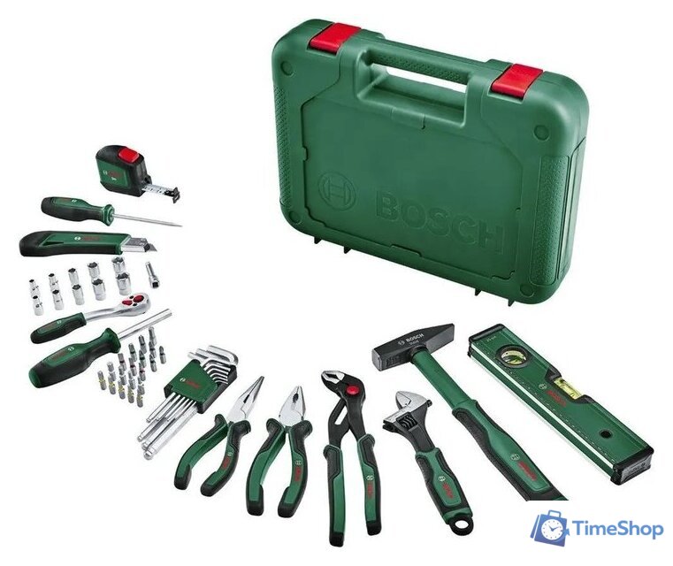 Набор домашнего мастера Bosch 1600A02BY7 (52 предмета) - Изображение №1 — Интернет-магазин Time-Shop