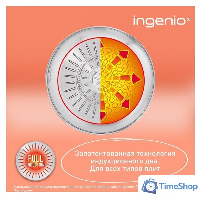 Набор сковород Tefal Ingenio Cook Eat L8813S75 - Изображение №10 — Интернет-магазин Time-Shop
