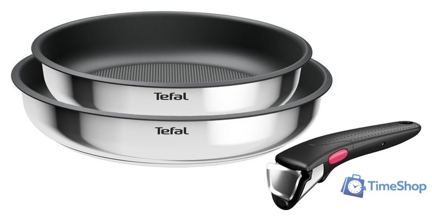 Набор сковород Tefal Ingenio Cook Eat L8813S75 - Изображение №1 — Интернет-магазин Time-Shop