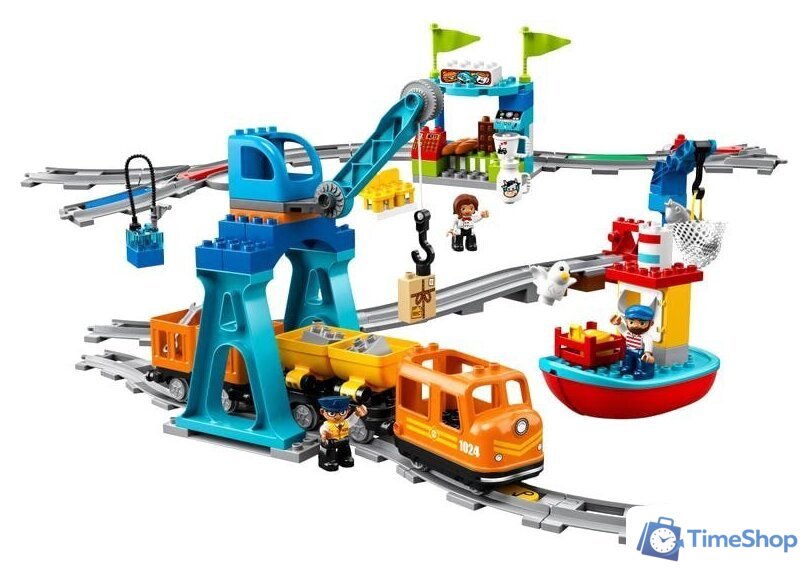 Конструктор LEGO Duplo 10875 Грузовой поезд - Изображение №3 — Интернет-магазин Time-Shop
