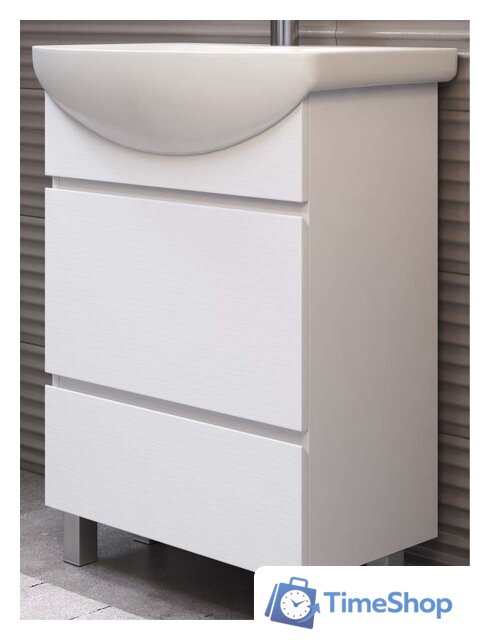  Vigo Тумба Wing 600-0-2 (Балтика) белый - Изображение №4 — Интернет-магазин Time-Shop