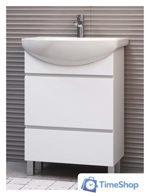  Vigo Тумба Wing 600-0-2 (Балтика) белый - Изображение №3 — Интернет-магазин Time-Shop