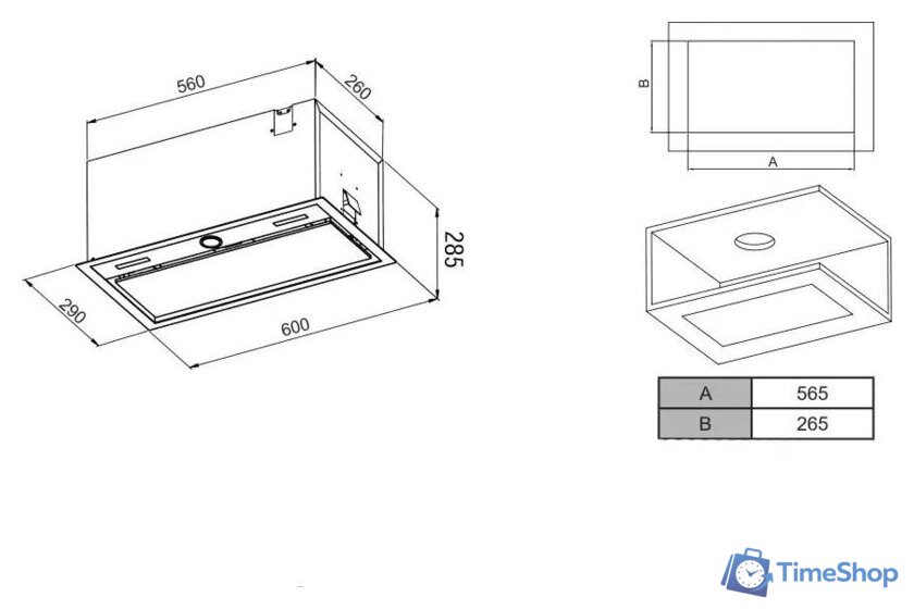 Кухонная вытяжка Haier HVX-BI664GB - Изображение №4 — Интернет-магазин Time-Shop