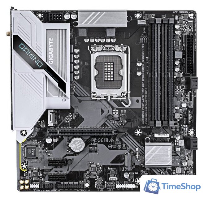 Материнская плата Gigabyte B760M Gaming Plus WiFi DDR4 - Изображение №1 — Интернет-магазин Time-Shop