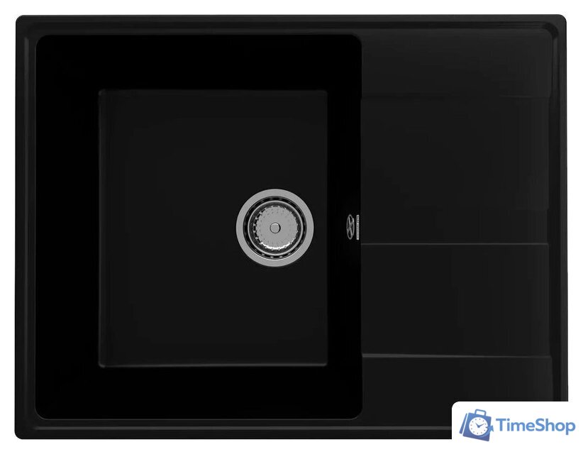 Кухонная мойка Ulgran Quartz Prima 650-07 (уголь) - Изображение №1 — Интернет-магазин Time-Shop