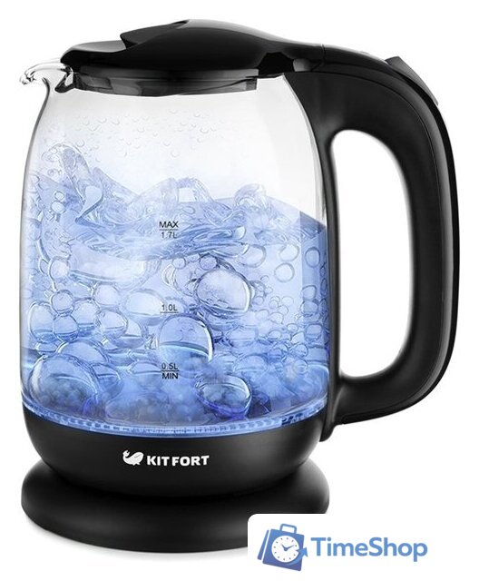 Электрический чайник Kitfort KT-625-6 (черный) - Изображение №2 — Интернет-магазин Time-Shop