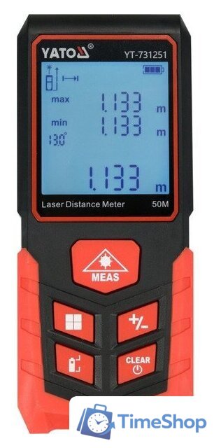 Лазерный дальномер Yato YT-731251 - Изображение №1 — Интернет-магазин Time-Shop