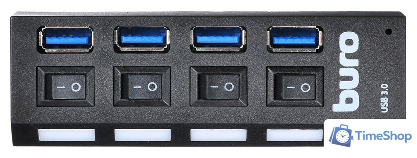 USB-хаб Buro BU-HUB4-U3.0-L - Изображение №3 — Интернет-магазин Time-Shop