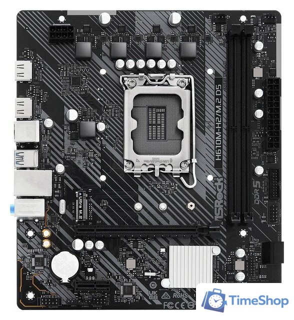 Материнская плата ASRock H610M-H2/M.2 D5 - Изображение №1 — Интернет-магазин Time-Shop