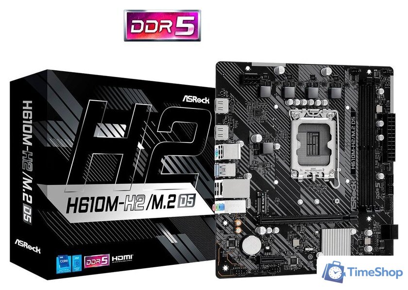 Материнская плата ASRock H610M-H2/M.2 D5 - Изображение №5 — Интернет-магазин Time-Shop