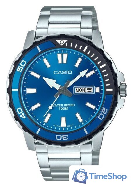 Наручные часы Casio MTD-125D-2A1 - Изображение №1 — Интернет-магазин Time-Shop