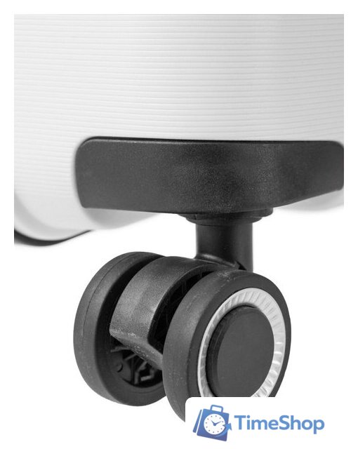 Чемодан-спиннер DoubleW YF-PP02 (L, белый) - Изображение №6 — Интернет-магазин Time-Shop