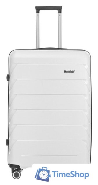 Чемодан-спиннер DoubleW YF-PP02 (L, белый) - Изображение №2 — Интернет-магазин Time-Shop