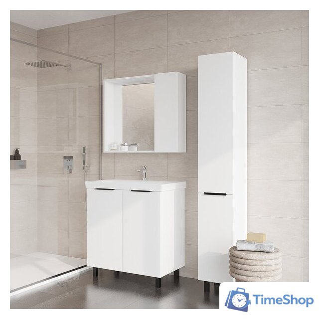  Viant Тумба под умывальник Берлин Moduo 80 VBER80MDBEL-T2YP - Изображение №5 — Интернет-магазин Time-Shop