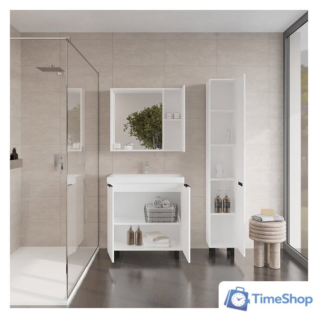  Viant Тумба под умывальник Берлин Moduo 80 VBER80MDBEL-T2YP - Изображение №4 — Интернет-магазин Time-Shop