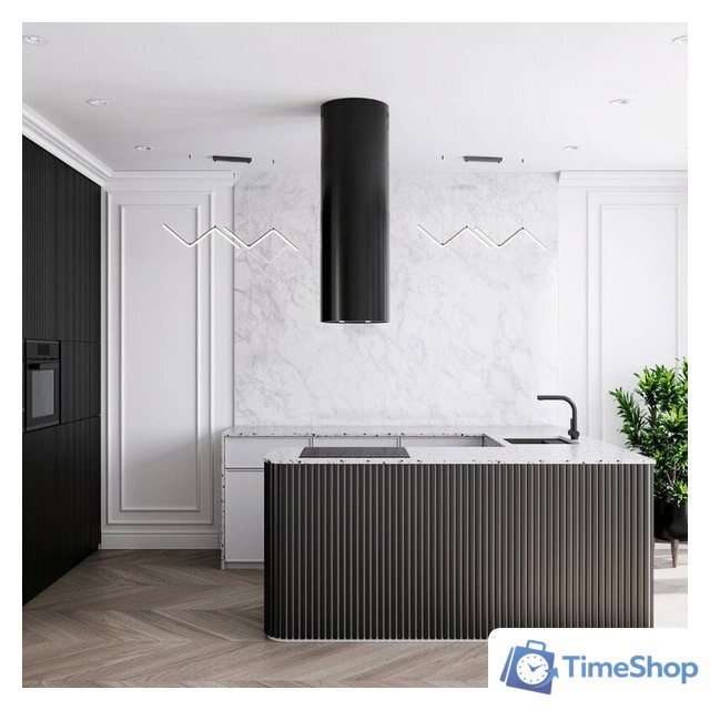 Кухонная вытяжка Lanilia Wereniso Isola 39.1 Black - Изображение №7 — Интернет-магазин Time-Shop