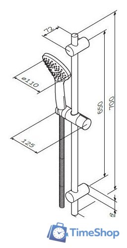 Душевая система  AM.PM F0190000 - Изображение №5 — Интернет-магазин Time-Shop
