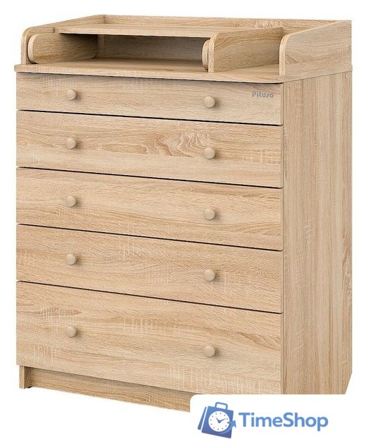 Детский комод Pituso Tori БП-00004220 (дуб сонома) - Изображение №1 — Интернет-магазин Time-Shop