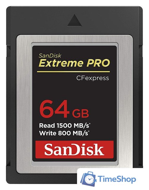 Карта памяти SanDisk Extreme Pro SDCFE-064G-GN4NN CFexpress Type B 64GB - Изображение №1 — Интернет-магазин Time-Shop