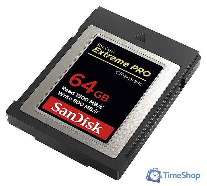 Карта памяти SanDisk Extreme Pro SDCFE-064G-GN4NN CFexpress Type B 64GB - Изображение №2 — Интернет-магазин Time-Shop