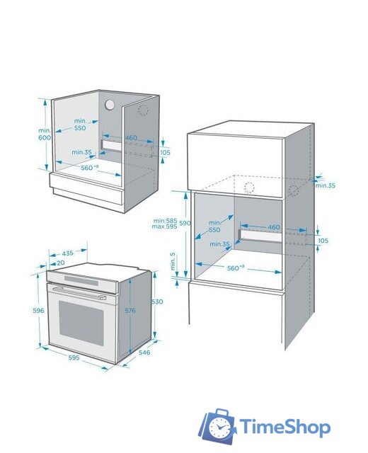 Электрический духовой шкаф MAUNFELD MEOR7217DMB2 - Изображение №19 — Интернет-магазин Time-Shop
