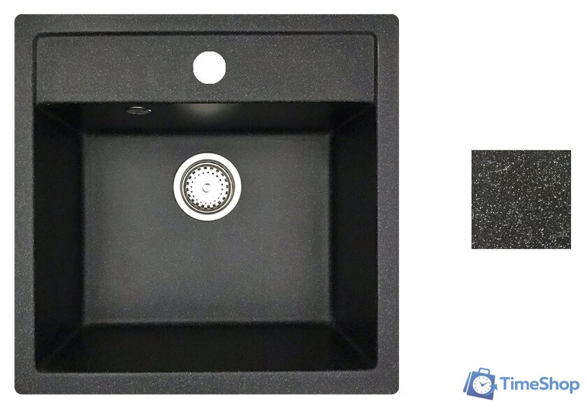 Кухонная мойка БелЭворс Rio (черный, без сифона) - Изображение №1 — Интернет-магазин Time-Shop
