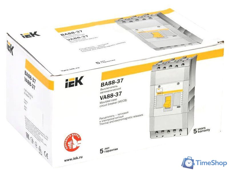 Выключатель автоматический IEK ВА 88-37 3п 315А 35кА С SVA40-3-0315 - Изображение №2 — Интернет-магазин Time-Shop