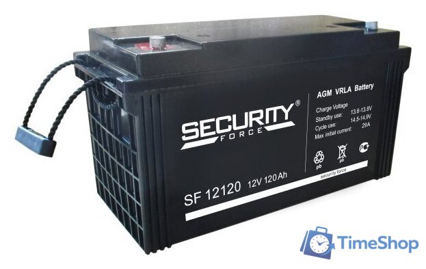 Аккумулятор для ИБП Security Force SF 12120 (12В/120 А·ч) - Изображение №1 — Интернет-магазин Time-Shop