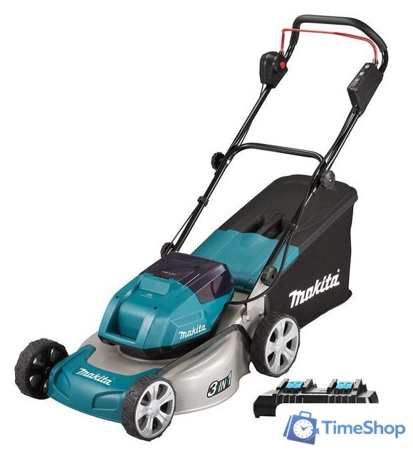 Газонокосилка Makita DLM460PT2 (с 2-мя АКБ) - Изображение №1 — Интернет-магазин Time-Shop