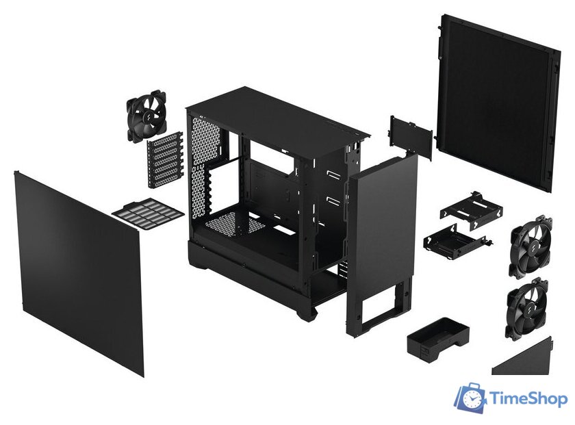 Корпус Fractal Design Pop Silent Black Solid FD-C-POS1A-01 - Изображение №12 — Интернет-магазин Time-Shop