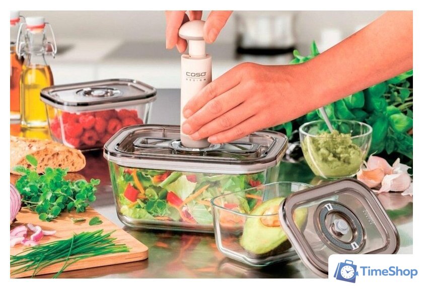 Контейнер вакуумный CASO VacuBoxx Eco-Set - Изображение №7 — Интернет-магазин Time-Shop