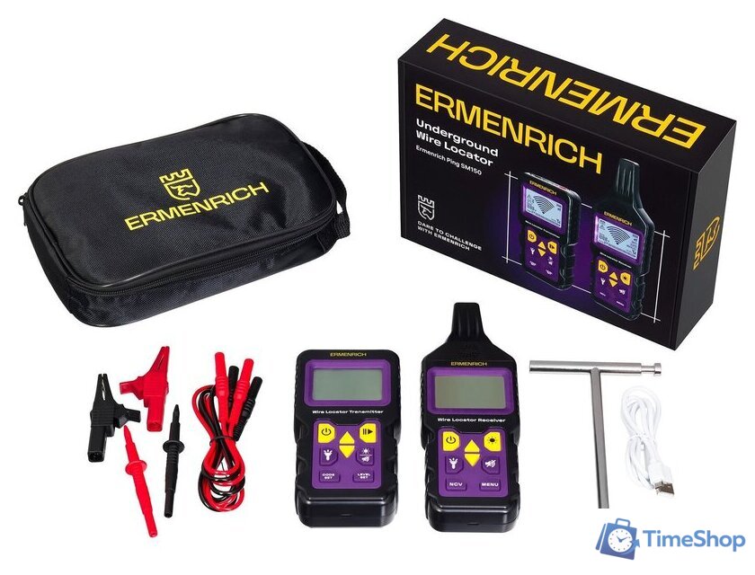 Детектор скрытой проводки Ermenrich Ping SM150 84550 - Изображение №2 — Интернет-магазин Time-Shop