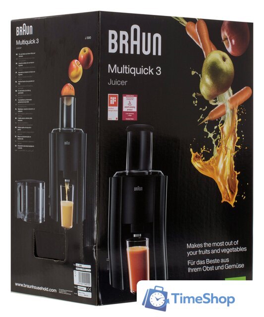 Соковыжималка Braun Multiquick 3 (J 300) - Изображение №7 — Интернет-магазин Time-Shop