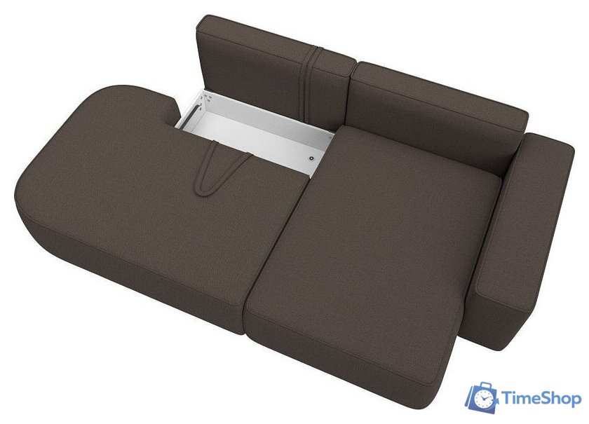 Угловой диван Лига диванов Лига-065 правый 129798 (рогожка амур 05 коричневый) - Изображение №20 — Интернет-магазин Time-Shop