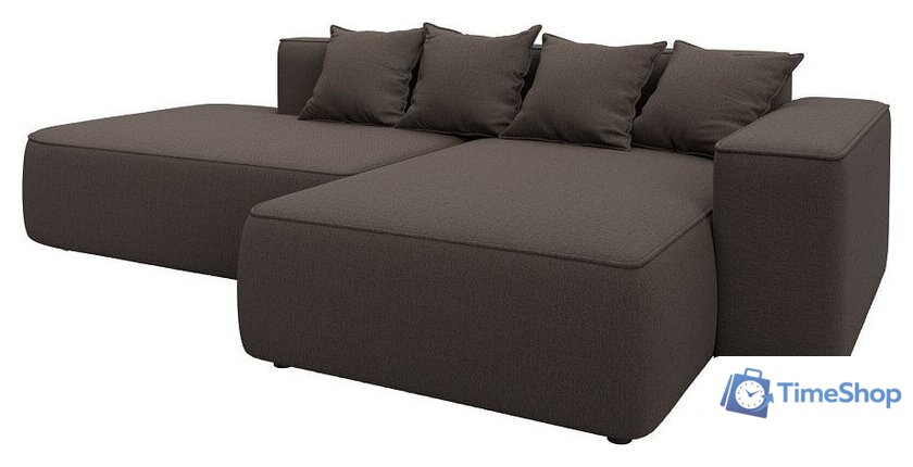 Угловой диван Лига диванов Лига-065 правый 129798 (рогожка амур 05 коричневый) - Изображение №15 — Интернет-магазин Time-Shop