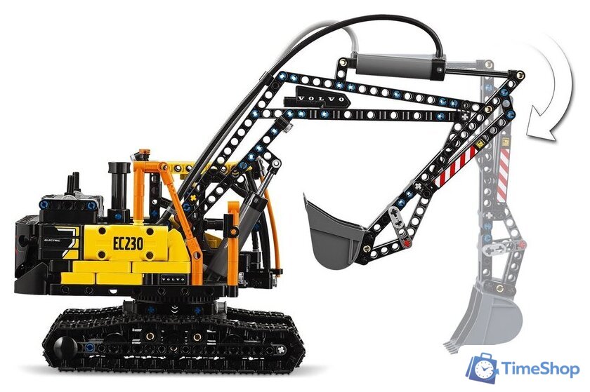 Конструктор LEGO Technic Грузовик Volvo FMX и электрический экскаватор EC230 42175 - Изображение №6 — Интернет-магазин Time-Shop