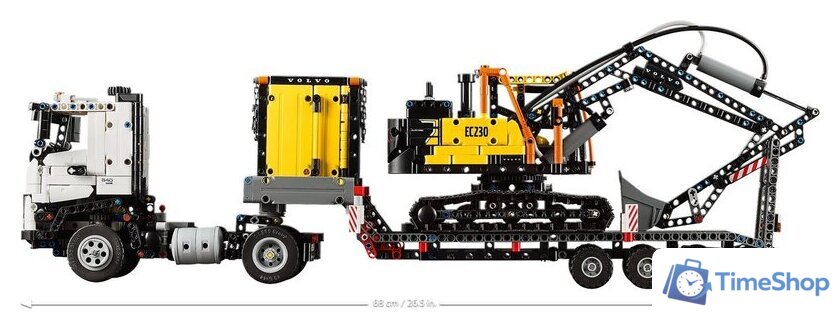 Конструктор LEGO Technic Грузовик Volvo FMX и электрический экскаватор EC230 42175 - Изображение №3 — Интернет-магазин Time-Shop