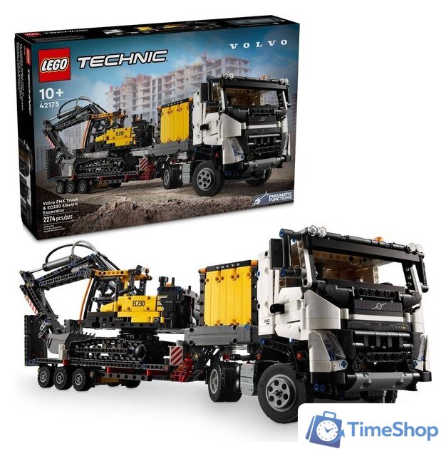 Конструктор LEGO Technic Грузовик Volvo FMX и электрический экскаватор EC230 42175 - Изображение №1 — Интернет-магазин Time-Shop