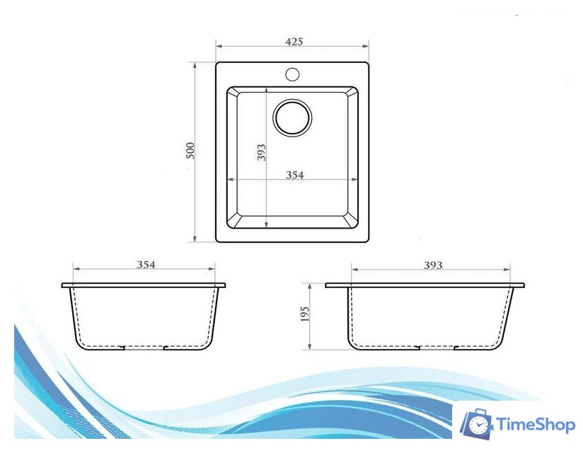 Кухонная мойка Berge BR-4200 + Like F8005022 (черный) - Изображение №21 — Интернет-магазин Time-Shop