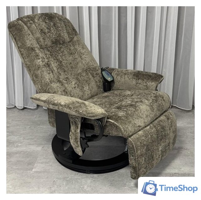 Массажное кресло Calviano 20 (серо-оливковый) - Изображение №9 — Интернет-магазин Time-Shop