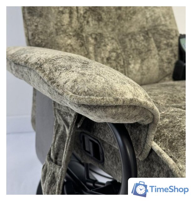 Массажное кресло Calviano 20 (серо-оливковый) - Изображение №8 — Интернет-магазин Time-Shop