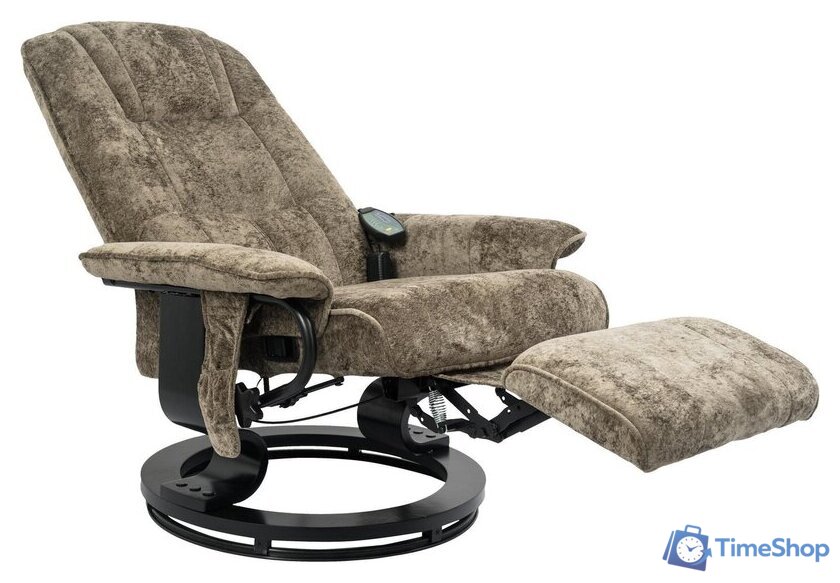 Массажное кресло Calviano 20 (серо-оливковый) - Изображение №7 — Интернет-магазин Time-Shop