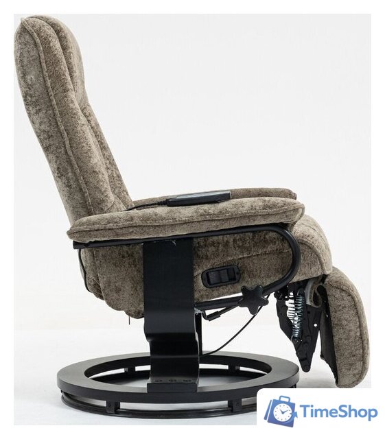 Массажное кресло Calviano 20 (серо-оливковый) - Изображение №6 — Интернет-магазин Time-Shop