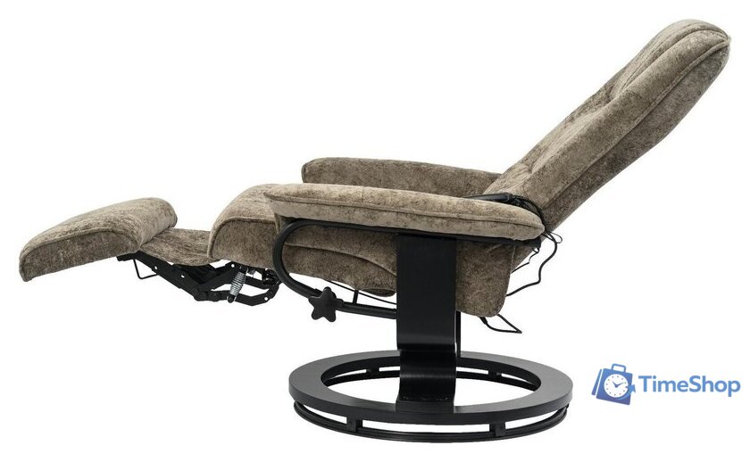 Массажное кресло Calviano 20 (серо-оливковый) - Изображение №3 — Интернет-магазин Time-Shop