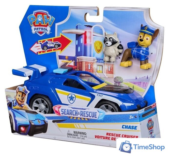 Игровой набор PAW Patrol Поисковый отряд машинка с фигуркой Чейз 70810 - Изображение №6 — Интернет-магазин Time-Shop