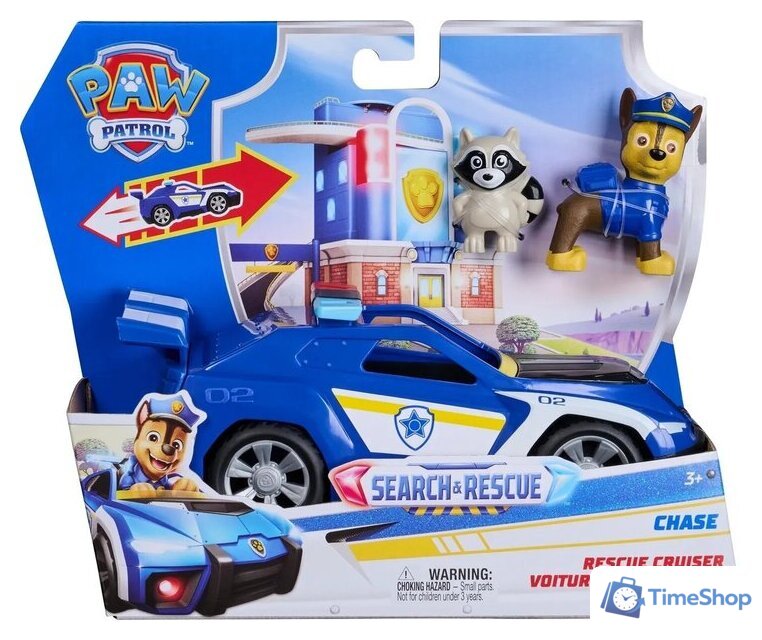 Игровой набор PAW Patrol Поисковый отряд машинка с фигуркой Чейз 70810 - Изображение №5 — Интернет-магазин Time-Shop
