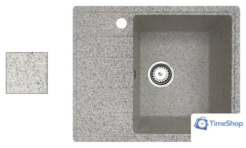 Кухонная мойка БелЭворс Mila R (олово, без сифона) - Изображение №1 — Интернет-магазин Time-Shop