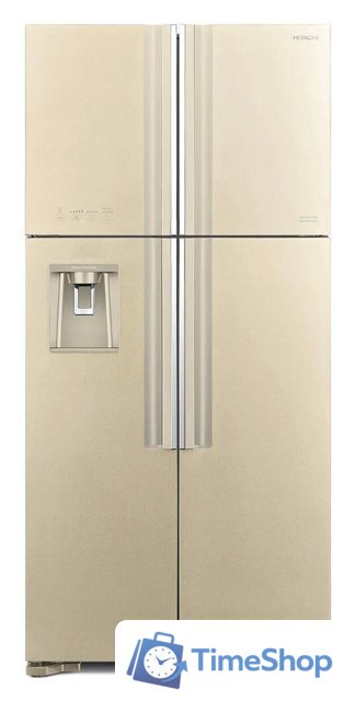 Четырёхдверный холодильник Hitachi R-W660PUC7GBE - Изображение №1 — Интернет-магазин Time-Shop